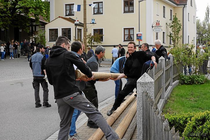 Maibaum-Aufstellen am 01.05.2022 05