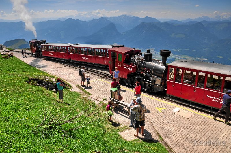 Schafbergbahn.jpg - Schafbergbahn - Die Zahnradbahn am Wolfgangsee